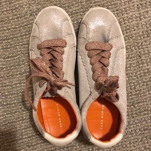 Sparkly suede Zara sneakers